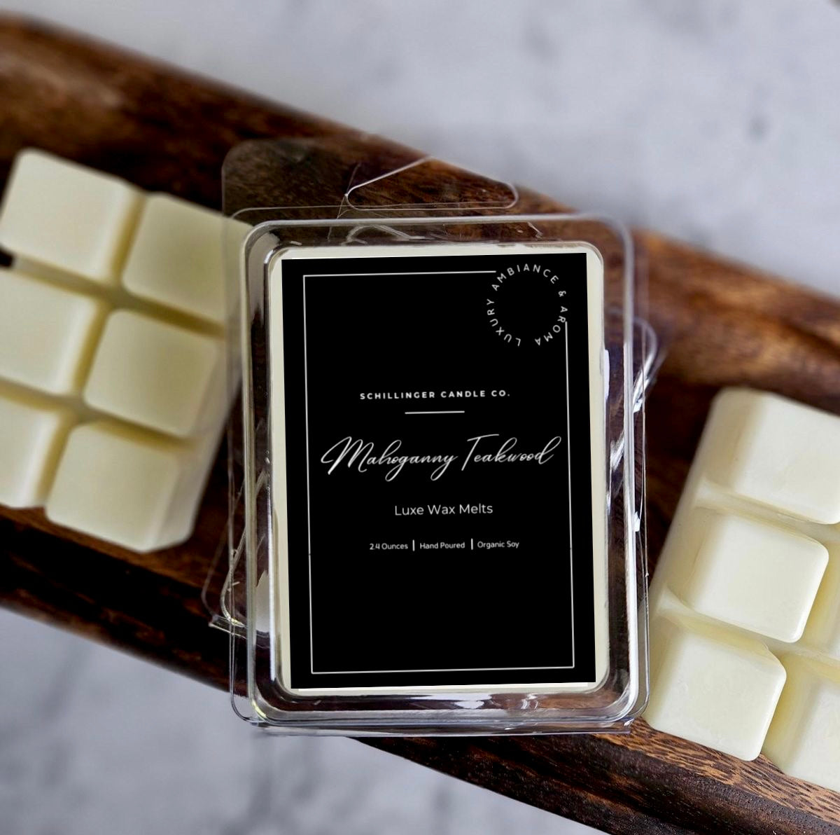 Luxe Wax Melt - Mahogany Teakwood